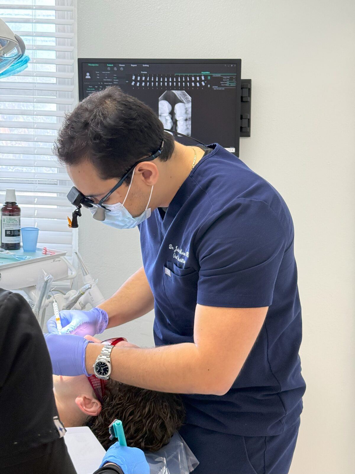 Dental treatment procedure at Bayview Dentistry in Fort Lauderdale